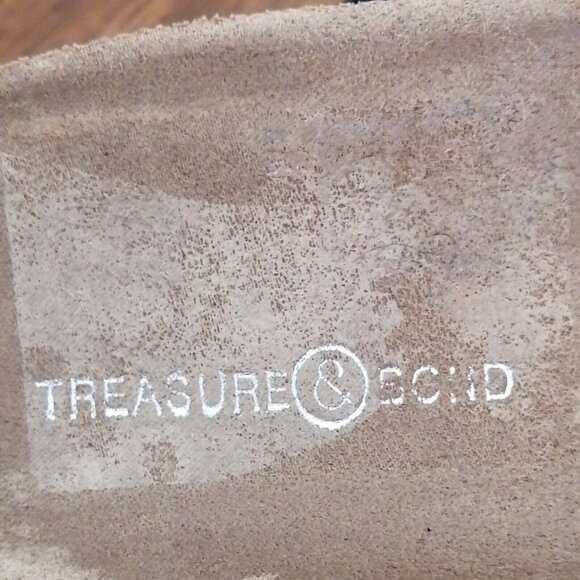 Treasure & Bond Womens Criss Cross Strap Slide Slipper Leopard Faux Fur Flat 7M - Picture 8 of 9